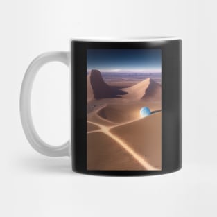 abstract alien planet Mug